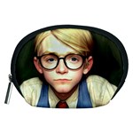 Schooboy With Glasses 2 Accessory Pouch (Medium)