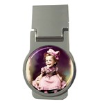 Cute Adorable Victorian Gothic Girl 17 Money Clips (Round) 