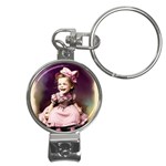 Cute Adorable Victorian Gothic Girl 17 Nail Clippers Key Chain