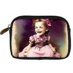 Cute Adorable Victorian Gothic Girl 17 Digital Camera Leather Case