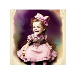 Cute Adorable Victorian Gothic Girl 17 Square Satin Scarf (30  x 30 )