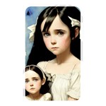 Victorian Girl With Long Black Hair And Doll Memory Card Reader (Rectangular)