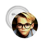 Schooboy With Glasses 4 2.25  Buttons