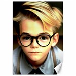 Schooboy With Glasses 4 Canvas 12  x 18 