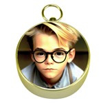 Schooboy With Glasses 4 Gold Compasses