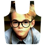 Schooboy With Glasses 4 Full Print Recycle Bag (XXL)