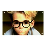 Schooboy With Glasses 4 Banner and Sign 5  x 3 