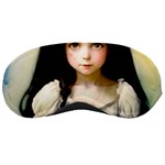 Victorian Girl With Long Black Hair 2 Sleeping Mask