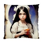 Victorian Girl With Long Black Hair Standard Cushion Case (One Side)