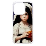 Victorian Girl With Long Black Hair iPhone 14 Pro TPU UV Print Case