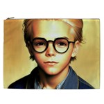 Schooboy With Glasses 5 Cosmetic Bag (XXL)