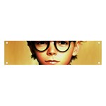 Schooboy With Glasses 5 Banner and Sign 4  x 1 