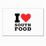 I love south food Postcard 4 x 6  (Pkg of 10)
