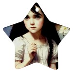Victorian Girl And A Daisy Ornament (Star)