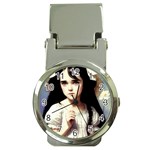 Victorian Girl And A Daisy Money Clip Watches