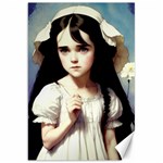 Victorian Girl And A Daisy Canvas 20  x 30 