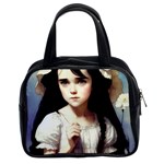 Victorian Girl And A Daisy Classic Handbag (Two Sides)