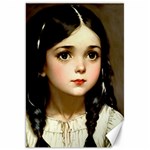 Victorian Girl With Long Black Hair 7 Canvas 20  x 30 