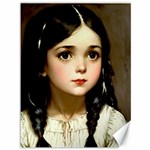 Victorian Girl With Long Black Hair 7 Canvas 36  x 48 