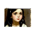 Victorian Girl With Long Black Hair 7 Cosmetic Bag (Large)