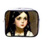 Victorian Girl With Long Black Hair 7 Mini Toiletries Bag (One Side)