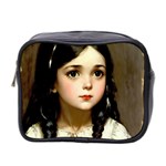 Victorian Girl With Long Black Hair 7 Mini Toiletries Bag (Two Sides)