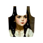 Victorian Girl With Long Black Hair 7 Full Print Recycle Bag (S)