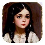 Victorian Girl With Long Black Hair 7 Stacked food storage container
