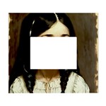 Victorian Girl With Long Black Hair 7 White Wall Photo Frame 5  x 7 