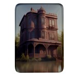 Victorian House In The Lake By The Woods Rectangular Glass Fridge Magnet (4 pack)