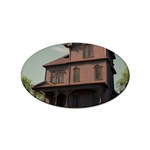 Victorian House In The Oregon Woods Sticker Oval (10 pack)