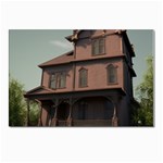 Victorian House In The Oregon Woods Postcard 4 x 6  (Pkg of 10)