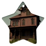 Victorian House In The Oregon Woods Star Ornament (Two Sides)