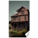Victorian House In The Oregon Woods Canvas 40  x 72 