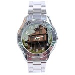 Victorian House In The Oregon Woods Stainless Steel Analogue Watch