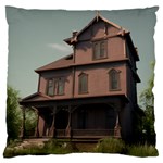Victorian House In The Oregon Woods Large Premium Plush Fleece Cushion Case (Two Sides)