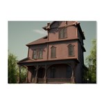 Victorian House In The Oregon Woods Crystal Sticker (A4)