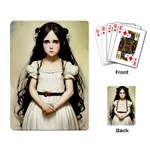 Victorian Girl Holding Napkin Playing Cards Single Design (Rectangle)