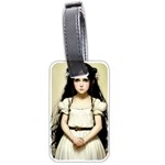 Victorian Girl Holding Napkin Luggage Tag (two sides)