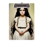 Victorian Girl Holding Napkin A5 Acrylic Clipboard