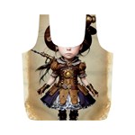 Cute Adorable Victorian Steampunk Girl 4 Full Print Recycle Bag (M)