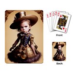 Cute Adorable Victorian Steampunk Girl 2 Playing Cards Single Design (Rectangle)