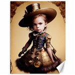 Cute Adorable Victorian Steampunk Girl 2 Canvas 36  x 48 