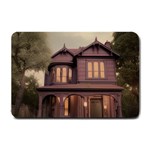 Victorian House In The Woods At Dusk Small Doormat