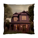 Victorian House In The Woods At Dusk Standard Cushion Case (Two Sides)