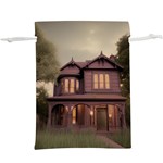 Victorian House In The Woods At Dusk Lightweight Drawstring Pouch (XL)