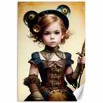 Cute Adorable Victorian Steampunk Girl 3 Canvas 20  x 30 