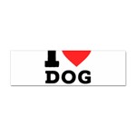 I love dog food Sticker Bumper (10 pack)