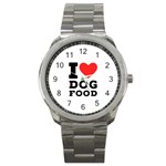 I love dog food Sport Metal Watch