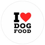 I love dog food Round Trivet